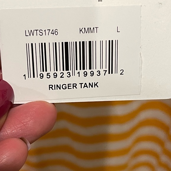 Frame Ringer Racerback Stripe Cami. NWT - Picture 11 of 12